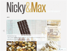 Tablet Screenshot of nickyandmax.com